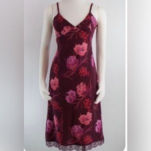 NWT‎ ASO Express Midi Floral Midi Slip Dress Rare Vintage y2k Hogwarts Yule Ball